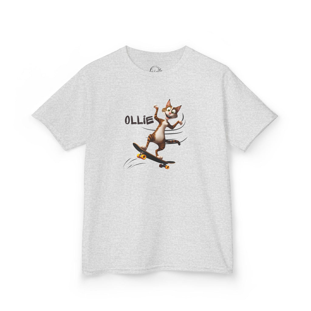 Kids Ollie Cat Tee - Fun and Playful Cotton T-Shirt for Children