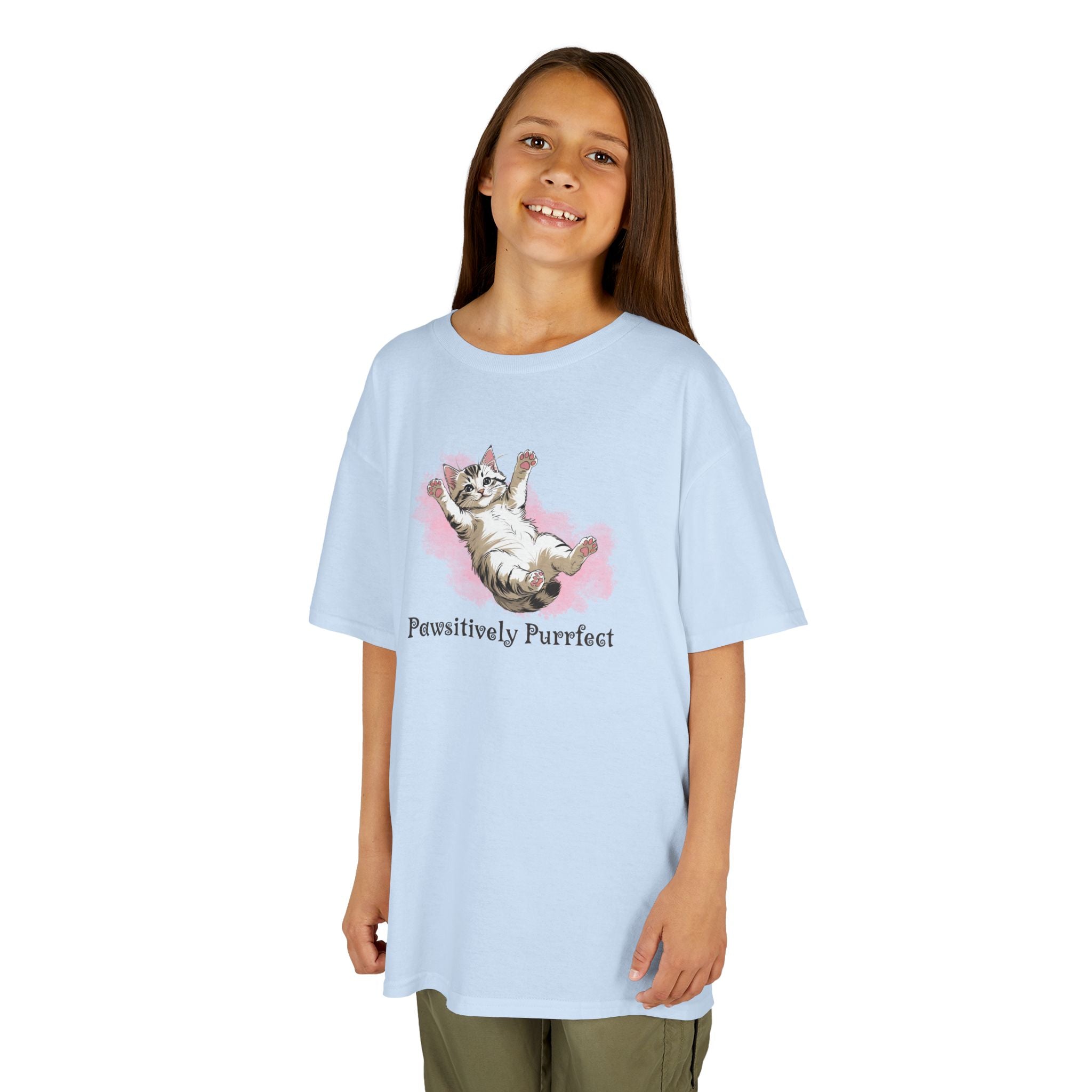 Kids Purrfect Cat Graphic Tee