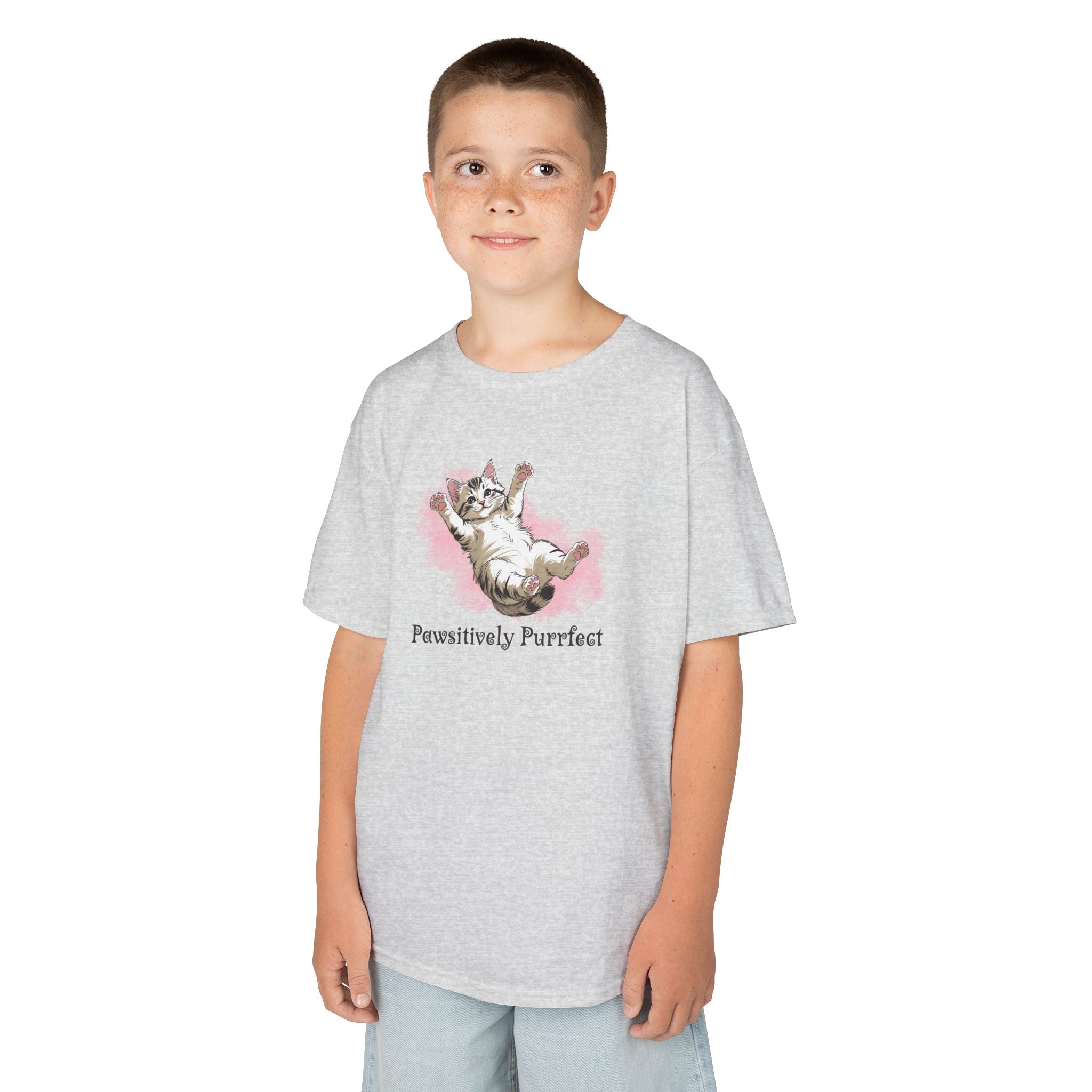 Kids Purrfect Cat Graphic Tee