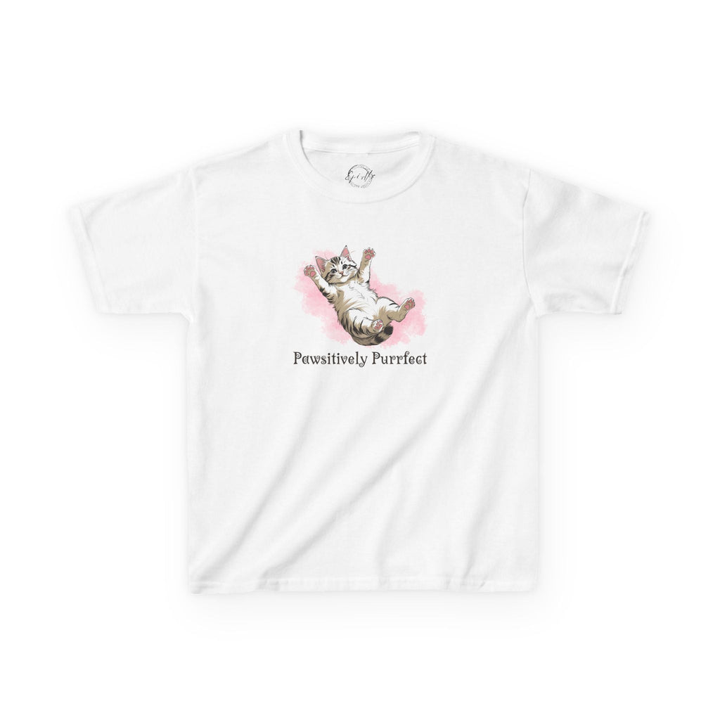 Kids Purrfect Cat Graphic Tee