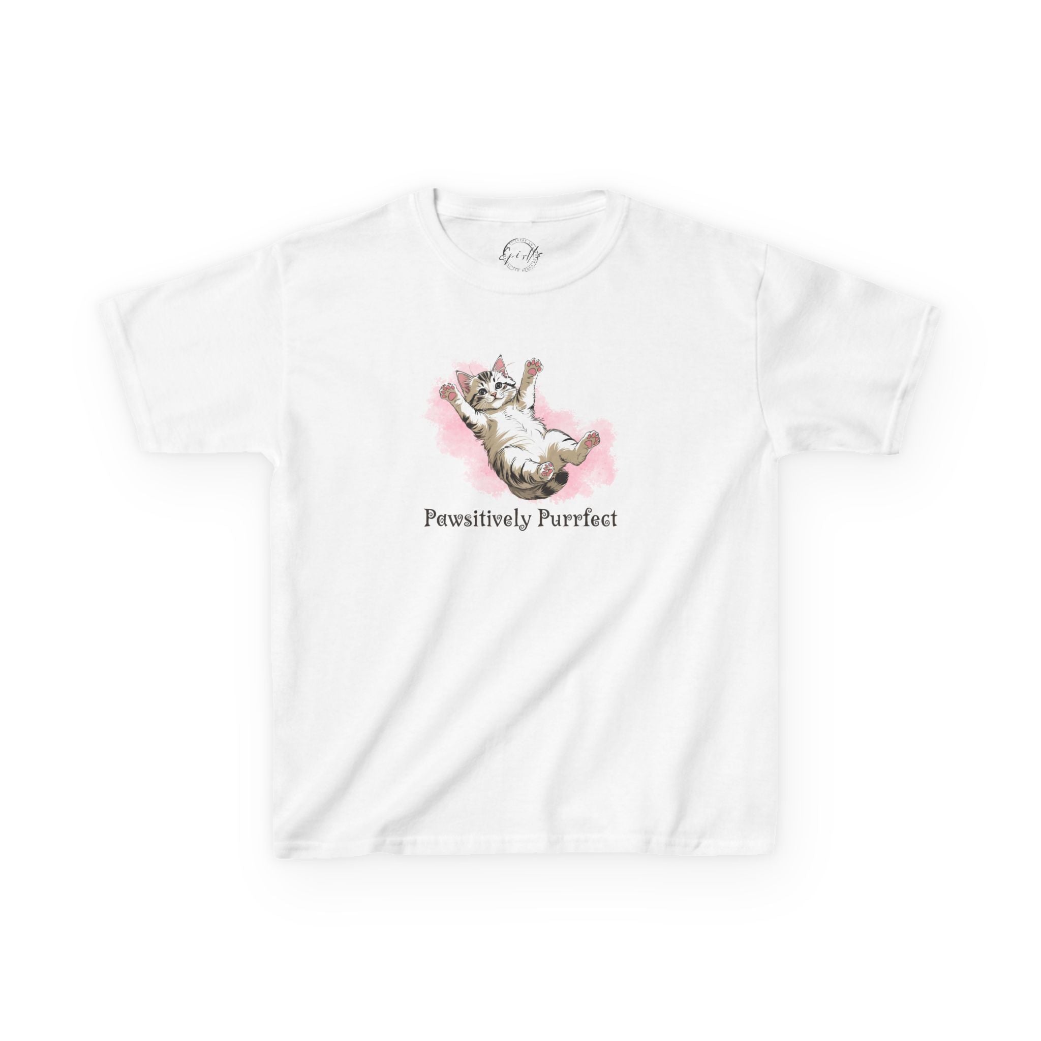 Kids Purrfect Cat Graphic Tee