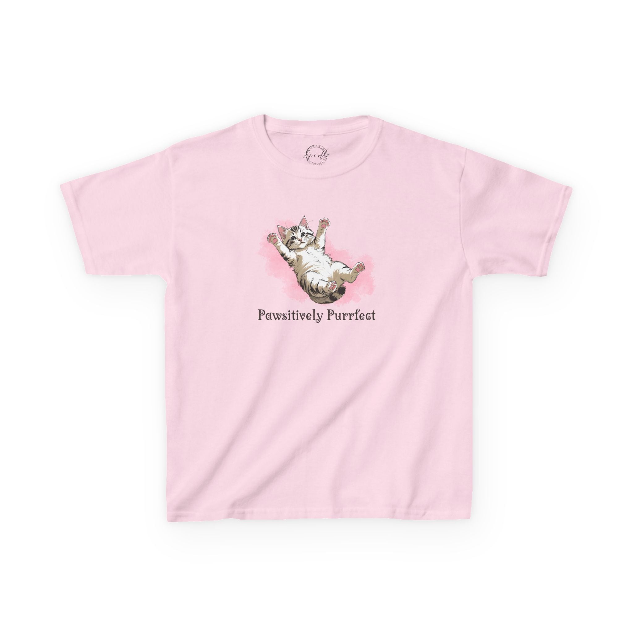 Kids Purrfect Cat Graphic Tee