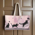 Playful Cats Weekender Tote – Cat & Butterfly Travel Bag