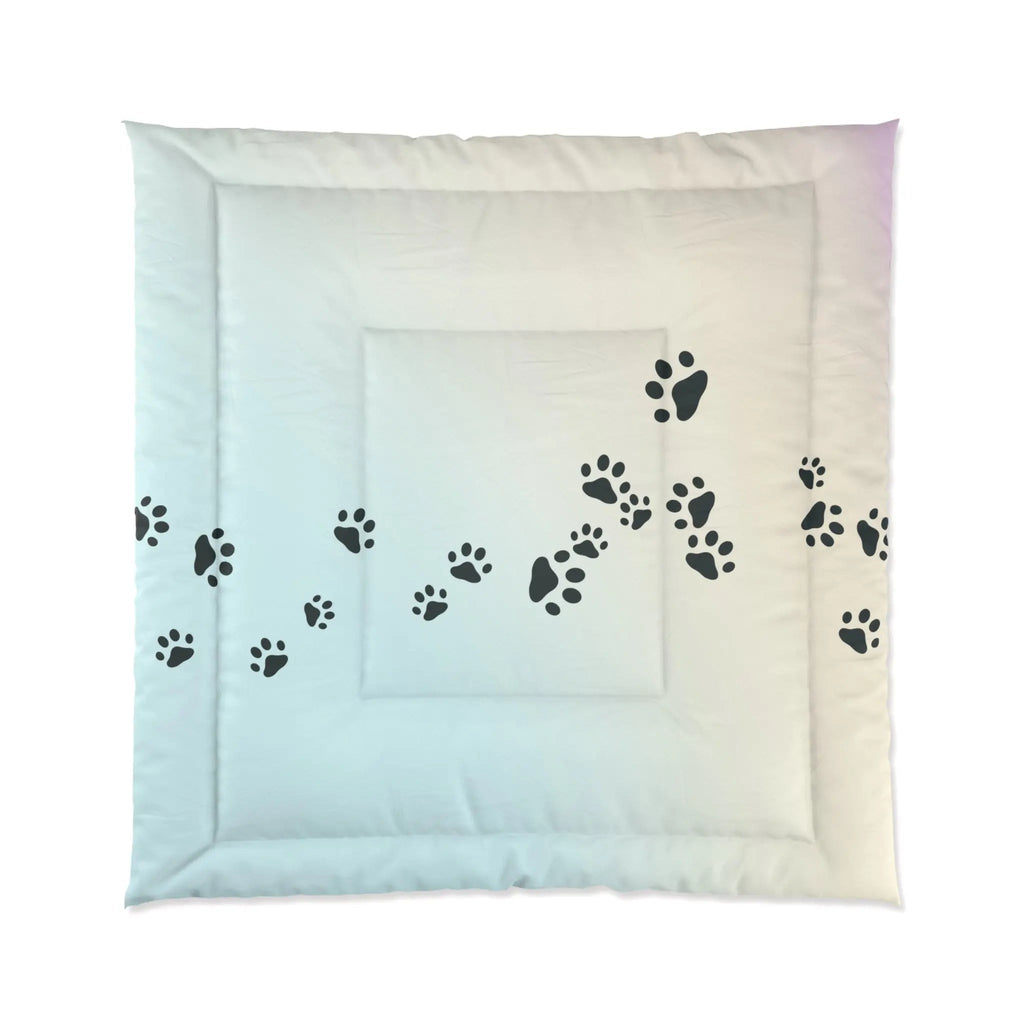 Kitty Tracks Comforter - Cozy Pet Lover Bedding