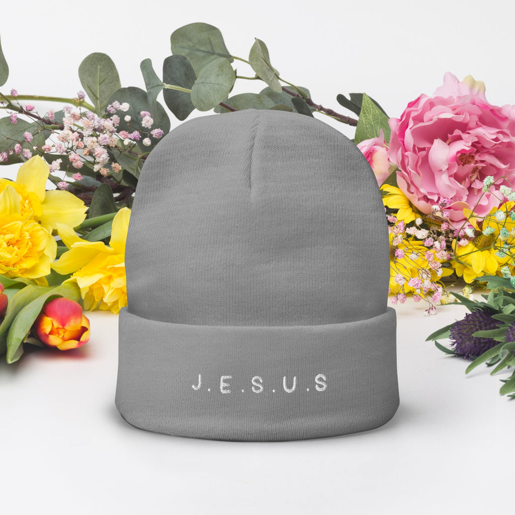 Jesus Embroidered Beanie