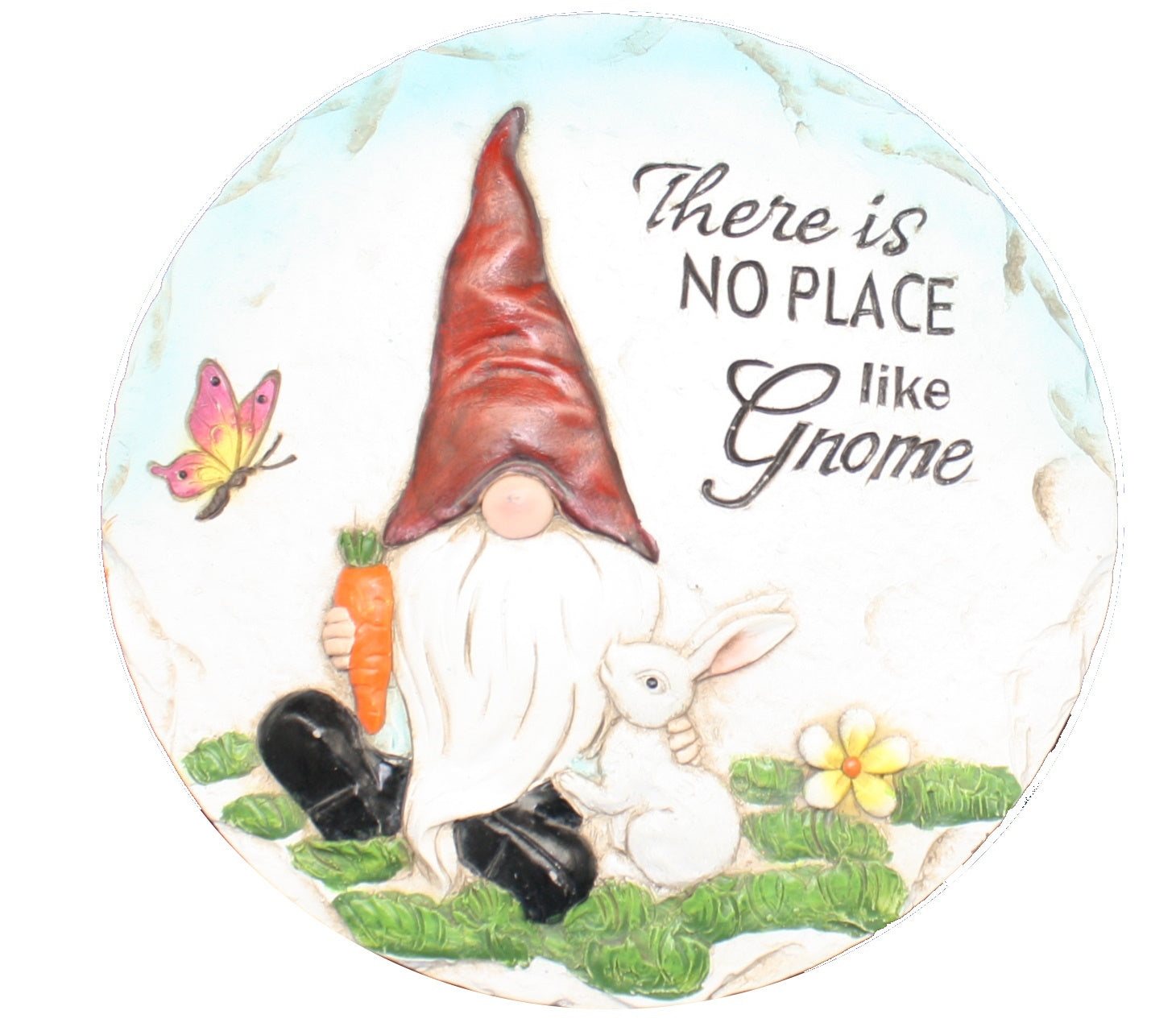 Cement Gnome Stepping Stone -