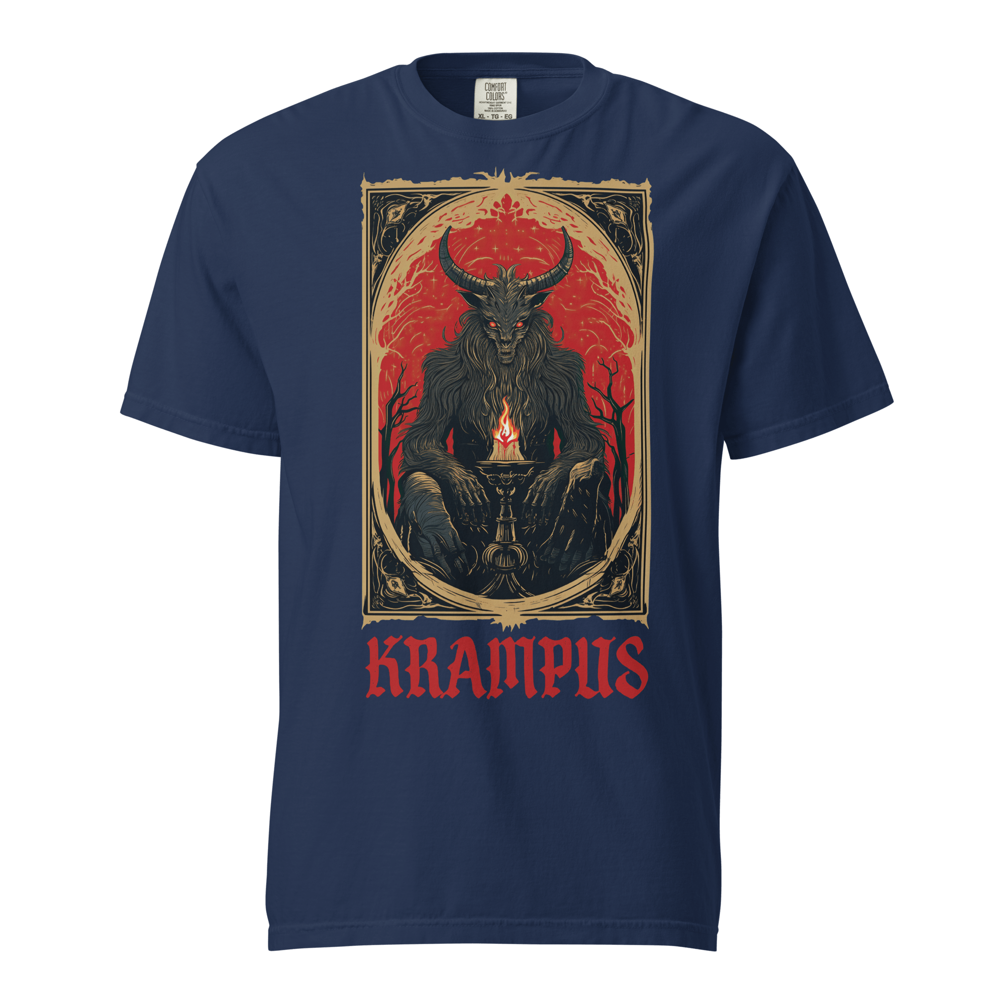 Krampus Tarot Unisex Comfy Tee