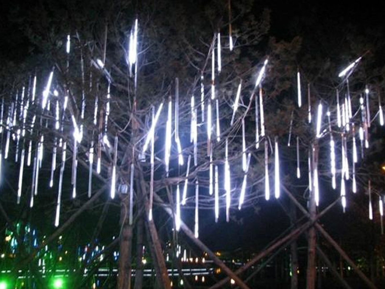 LED Meteor Smd Lights - White 50 Cm
