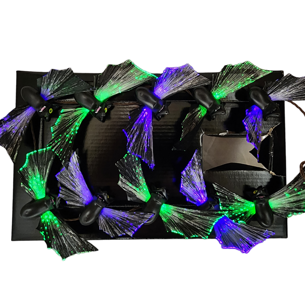 Bat - Fiber Optic 10 Light Set with Sound