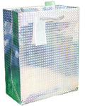 Prismatic Gift Bags - Silver Medium