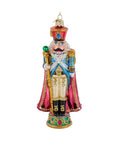 Bellissimo Glass Nutcracker Soldier Ornament