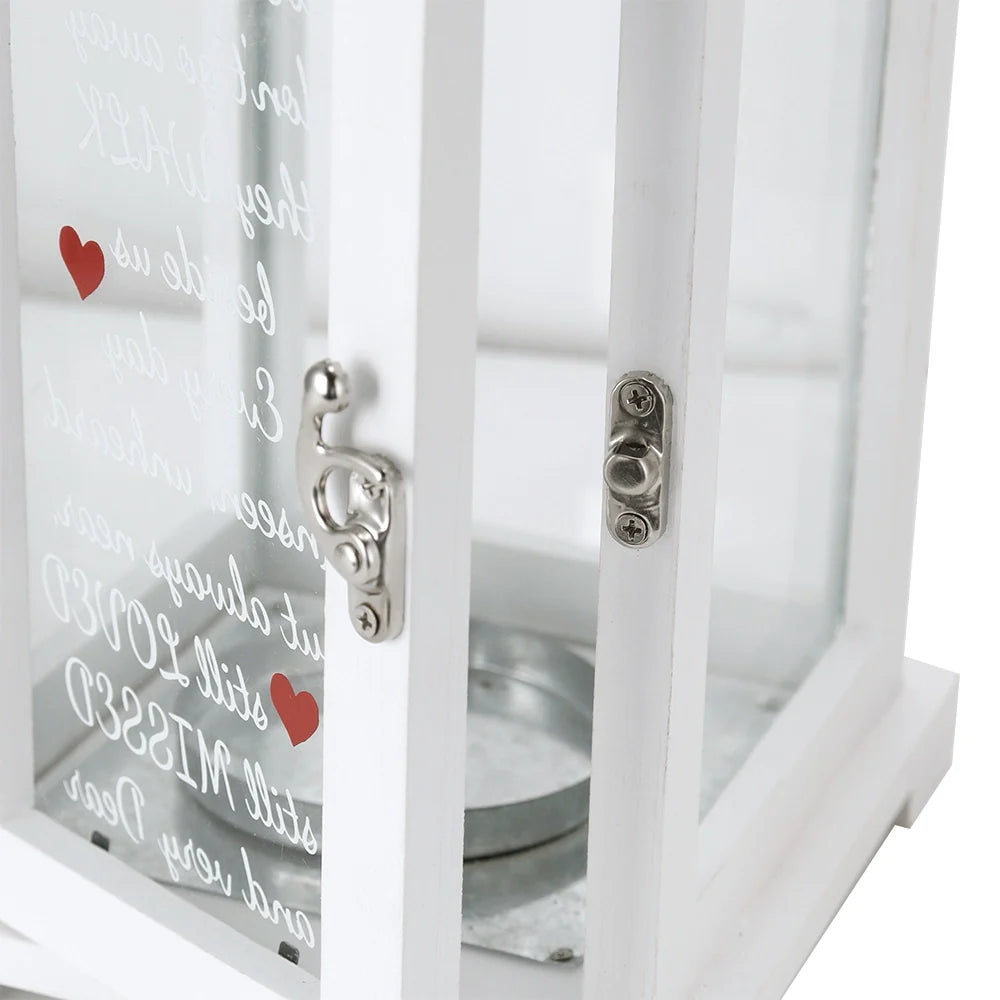 Memorial Lantern 12.5''H with Card Bereavement