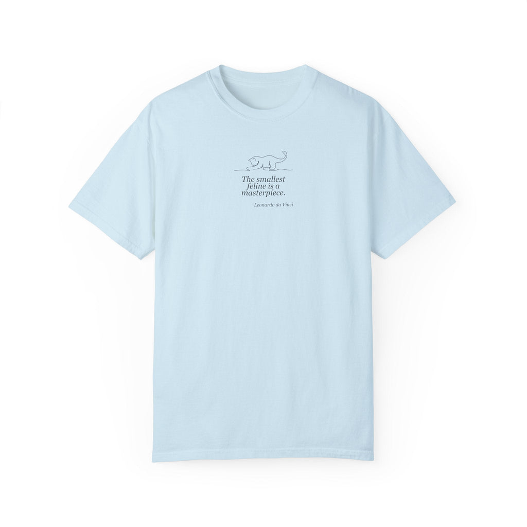 Leonardo da Vinci Inspired Unisex T-Shirt - "The Smallest Feline is a Masterpiece"