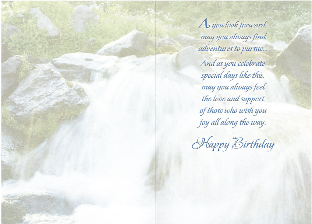 Birthday Card - Son: As You Look Behind