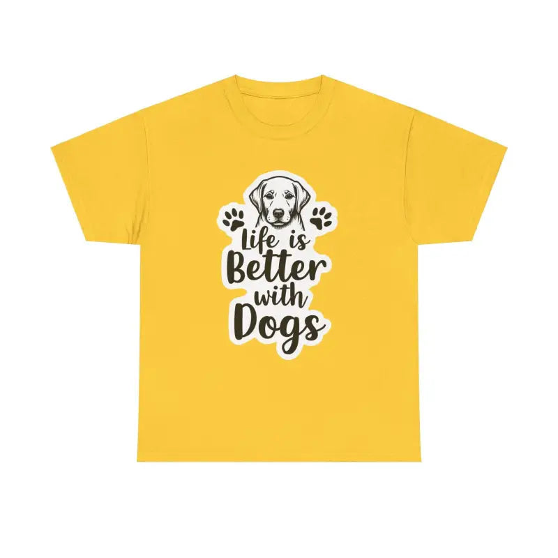 Ocean State Styles T Shirt Life Is Better With Dogs Graphic