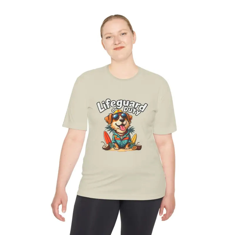 Ocean State Styles Lifeguard Dog T Shirt Moisture Wicking