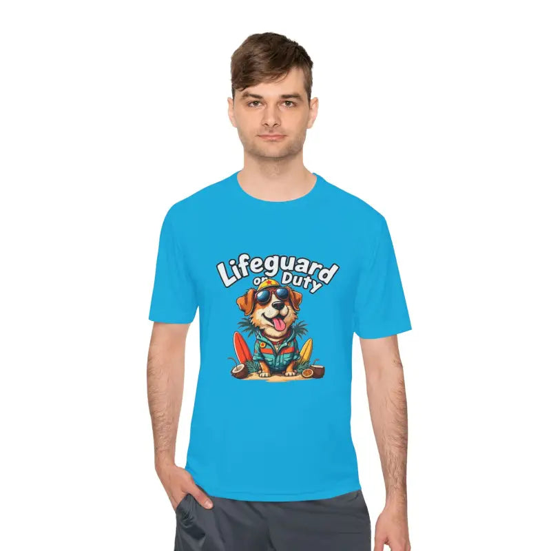 Ocean State Styles Lifeguard Dog T Shirt Moisture Wicking