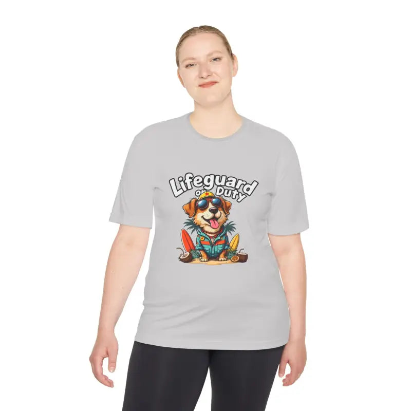 Ocean State Styles Lifeguard Dog T Shirt Moisture Wicking