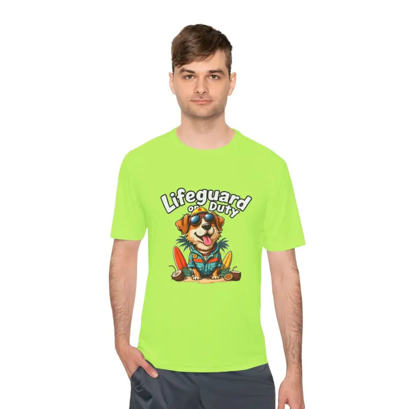 Ocean State Styles Lifeguard Dog T Shirt Moisture Wicking