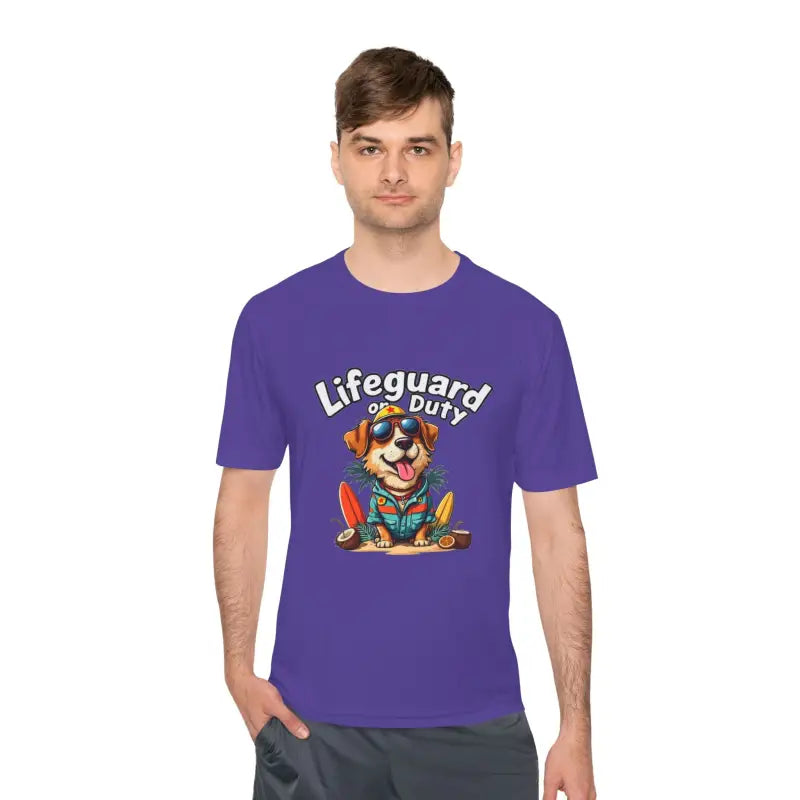 Ocean State Styles Lifeguard Dog T Shirt Moisture Wicking