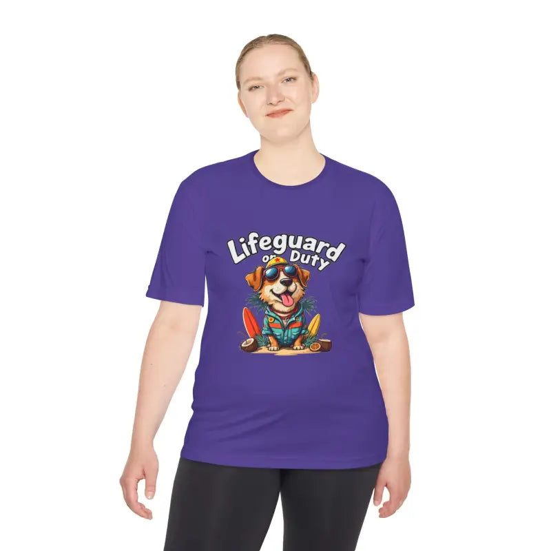 Ocean State Styles Lifeguard Dog T Shirt Moisture Wicking