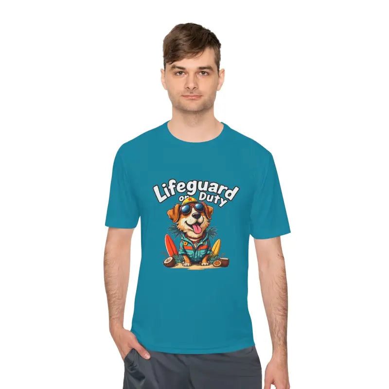 Ocean State Styles Lifeguard Dog T Shirt Moisture Wicking