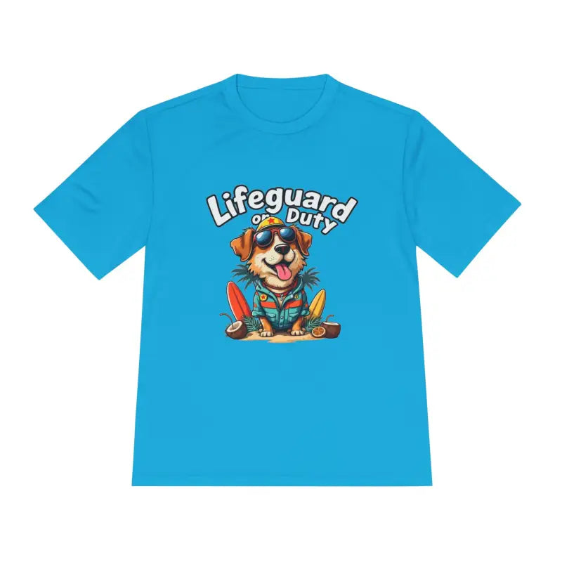 Ocean State Styles Lifeguard Dog T Shirt Moisture Wicking