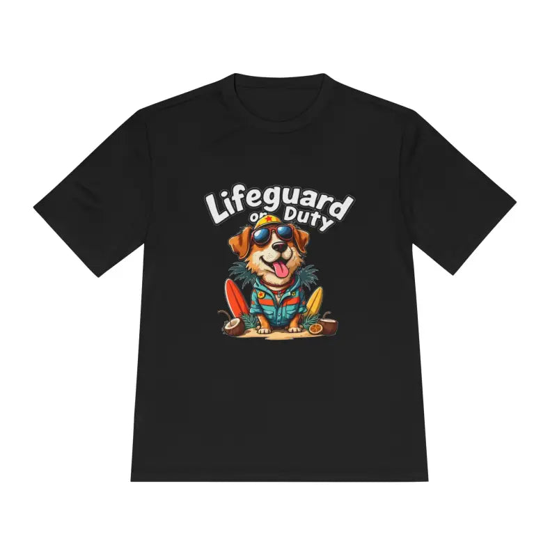 Ocean State Styles Lifeguard Dog T Shirt Moisture Wicking