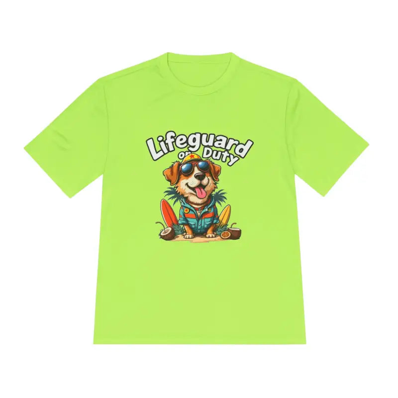 Ocean State Styles Lifeguard Dog T Shirt Moisture Wicking
