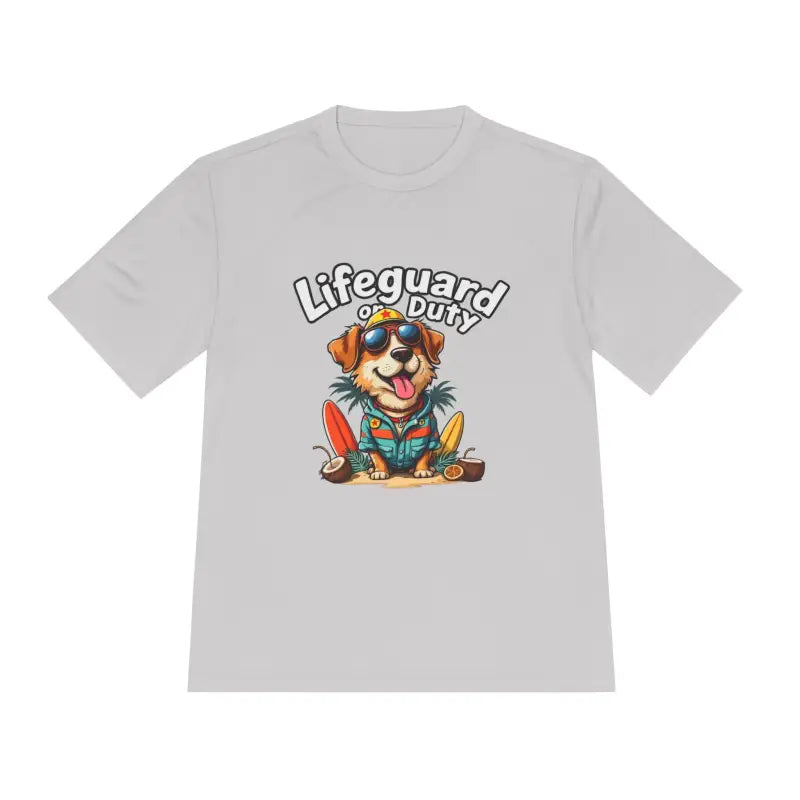 Ocean State Styles Lifeguard Dog T Shirt Moisture Wicking
