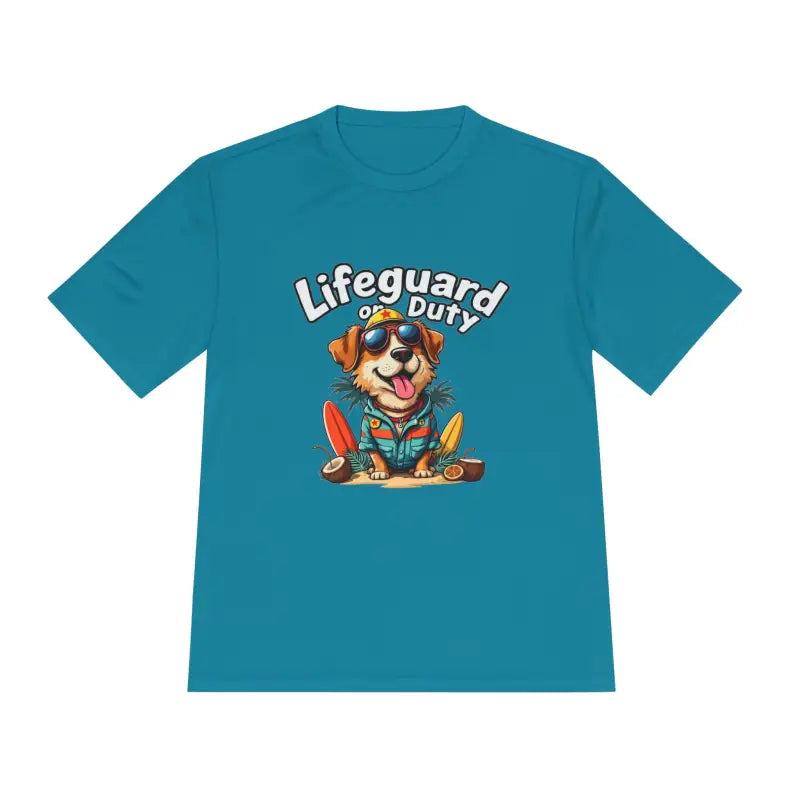 Ocean State Styles Lifeguard Dog T Shirt Moisture Wicking