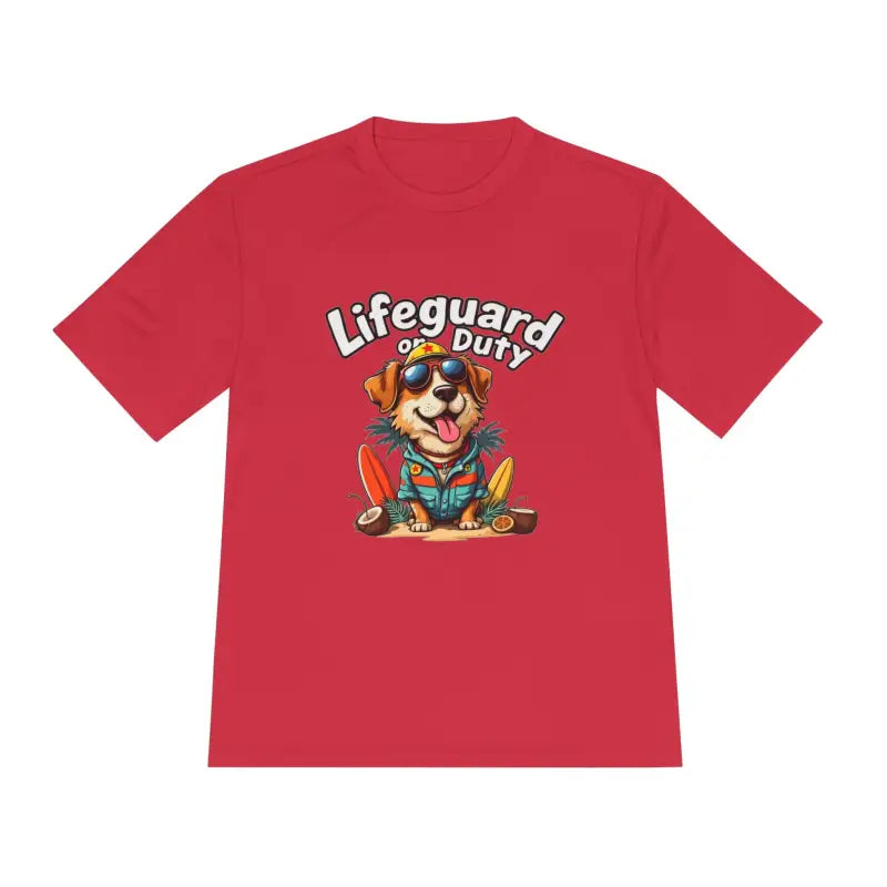 Ocean State Styles Lifeguard Dog T Shirt Moisture Wicking