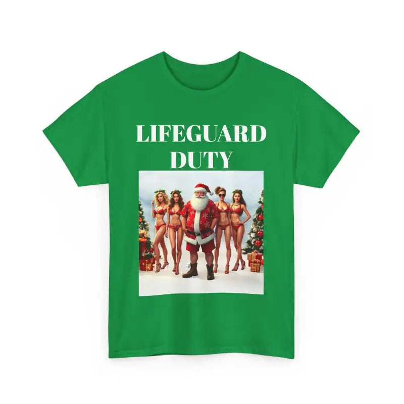 Ocean State Styles T Shirt Lifeguard Santa Beach Tee