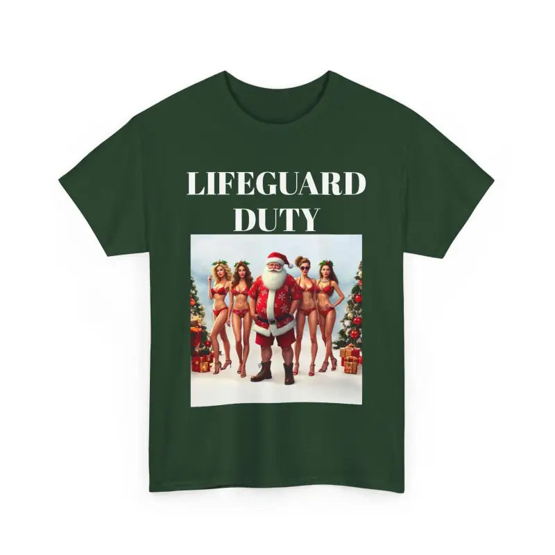 Ocean State Styles T Shirt Lifeguard Santa Beach Tee