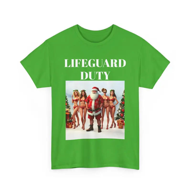 Ocean State Styles T Shirt Lifeguard Santa Beach Tee