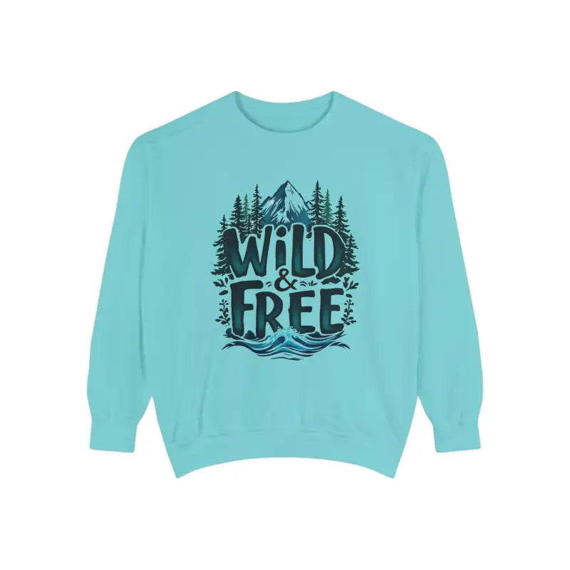 Ocean State Styles Sweatshirt Wild And Free Graphic