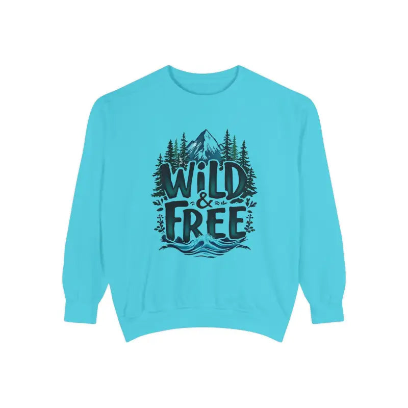 Ocean State Styles Sweatshirt Wild And Free Graphic