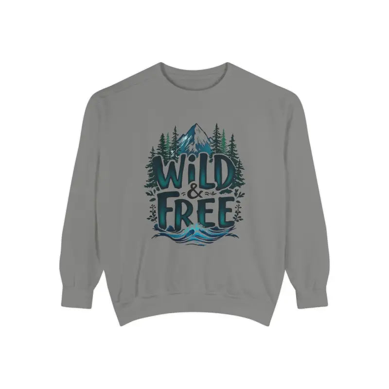Ocean State Styles Sweatshirt Wild And Free Graphic