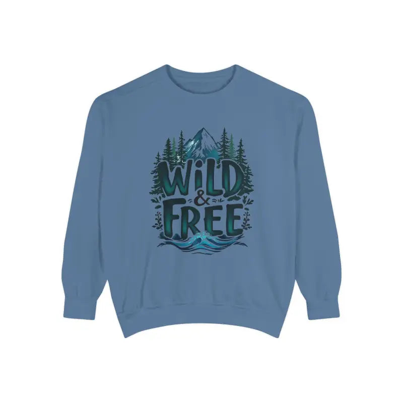 Ocean State Styles Sweatshirt Wild And Free Graphic