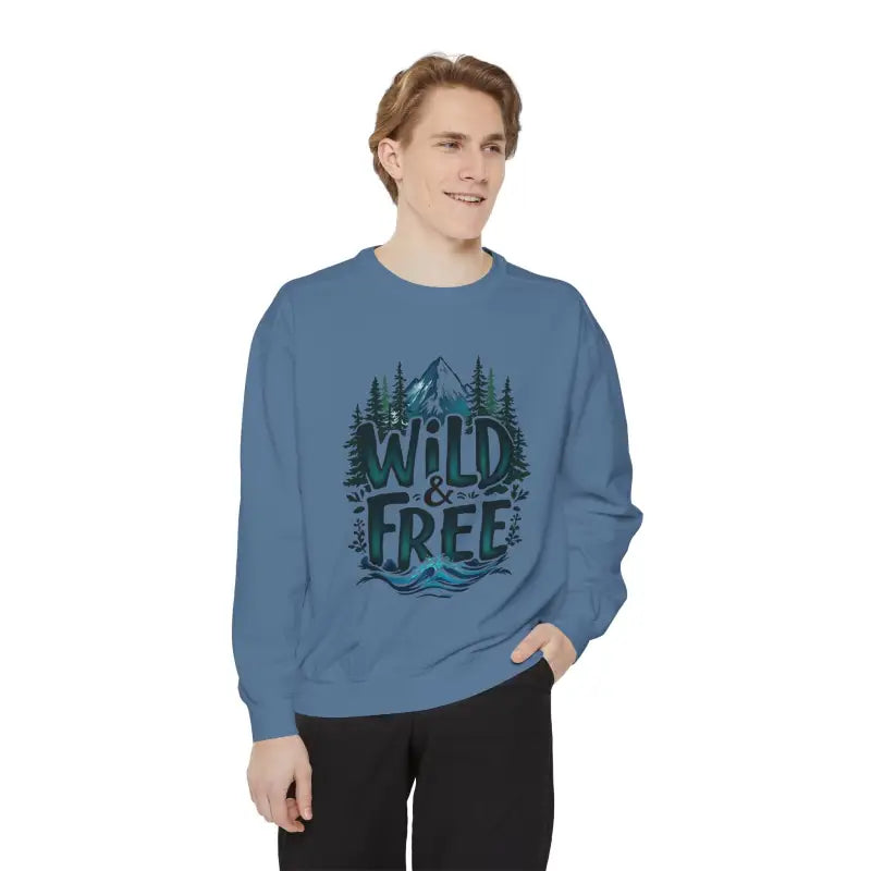 Ocean State Styles Sweatshirt Wild And Free Graphic