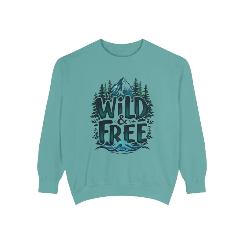 Ocean State Styles Sweatshirt Wild And Free Graphic