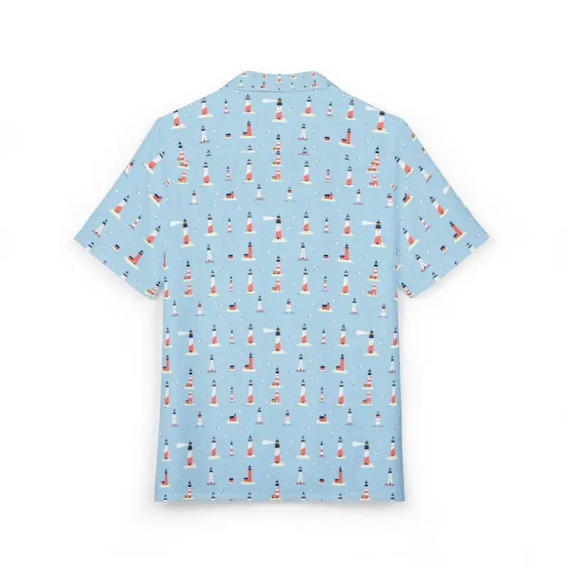 Ocean State Styles Hawaiian Shirt Lighthouse Pattern