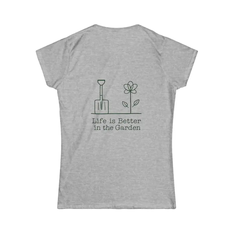 Ocean State Styles Womens Gardening Tee Life Is Better In Garden