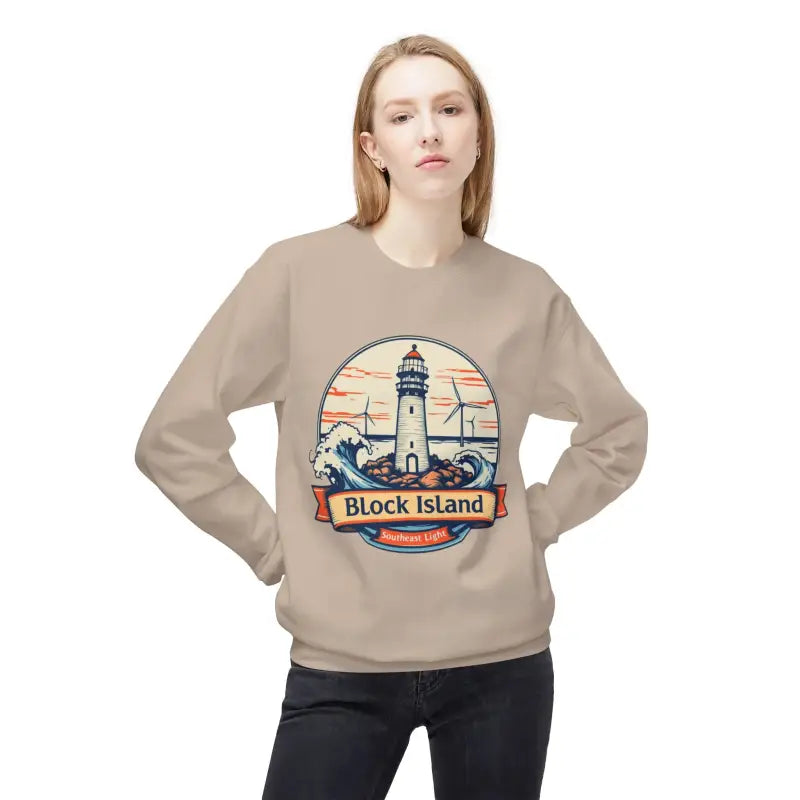 Ocean State Styles Sweatshirt Block Island Lighthouse