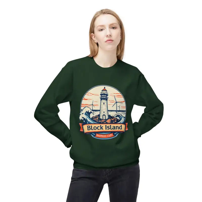 Ocean State Styles Sweatshirt Block Island Lighthouse