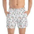 Ocean State Styles Mens Board Shorts Lighthouse Patterned