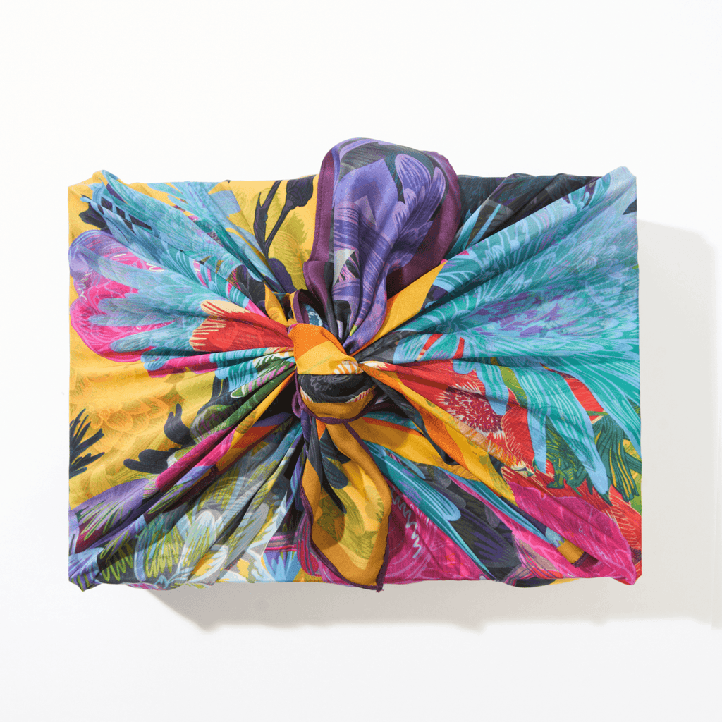 Lilac | 35" Mulberry Silk Furoshiki Gift Wrap by Adam Klassen