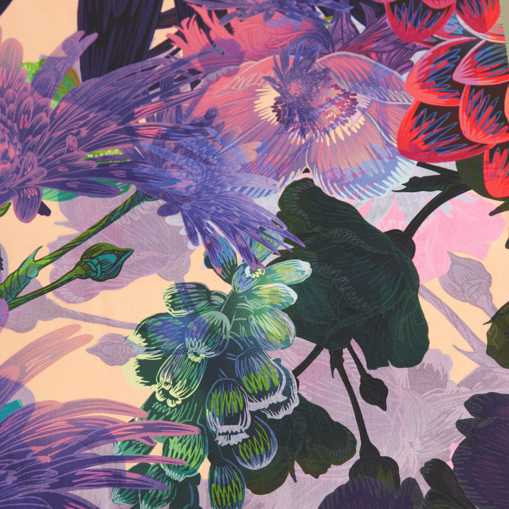 Lilac | 35" Mulberry Silk Furoshiki Gift Wrap by Adam Klassen