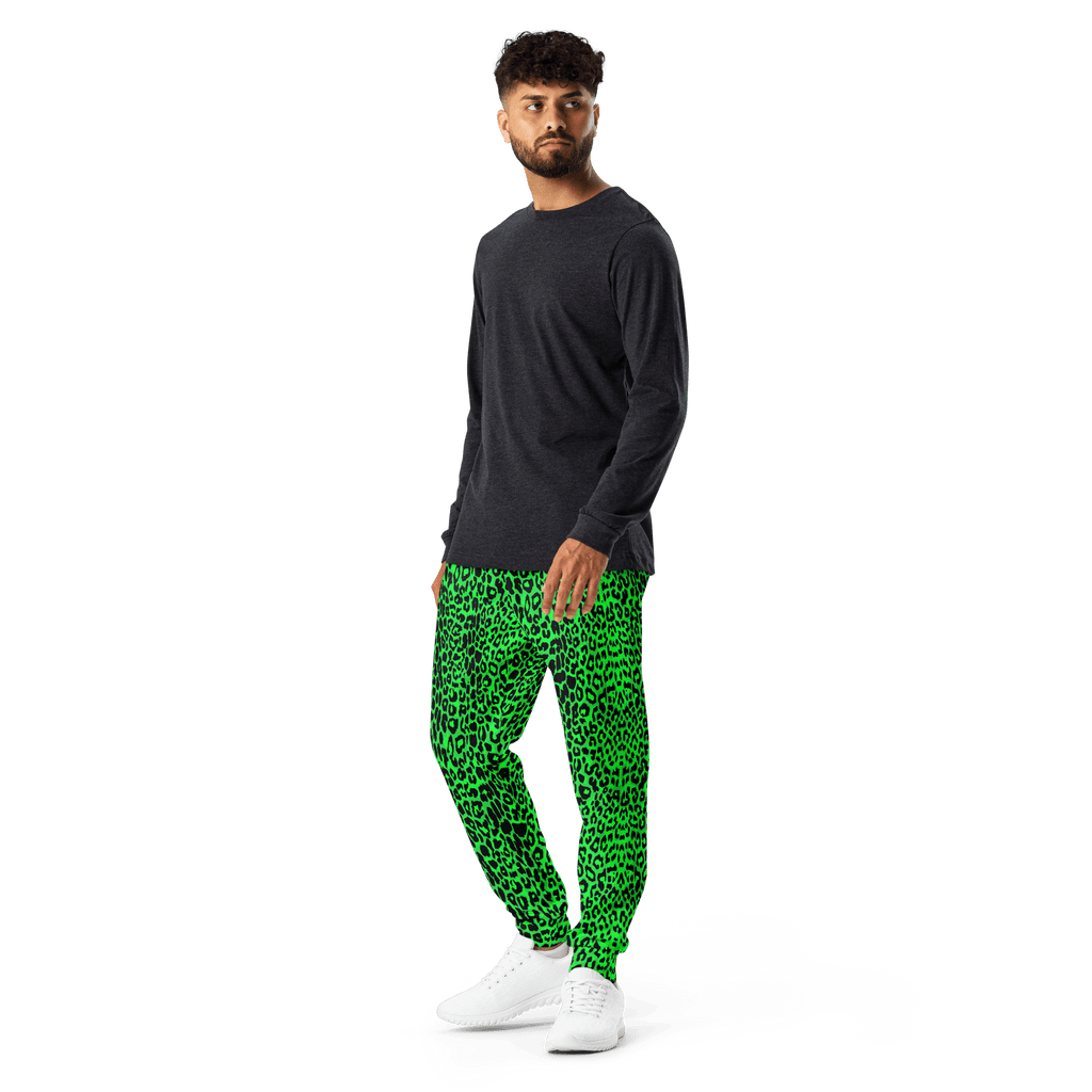 Lime Leopard Unisex Joggers
