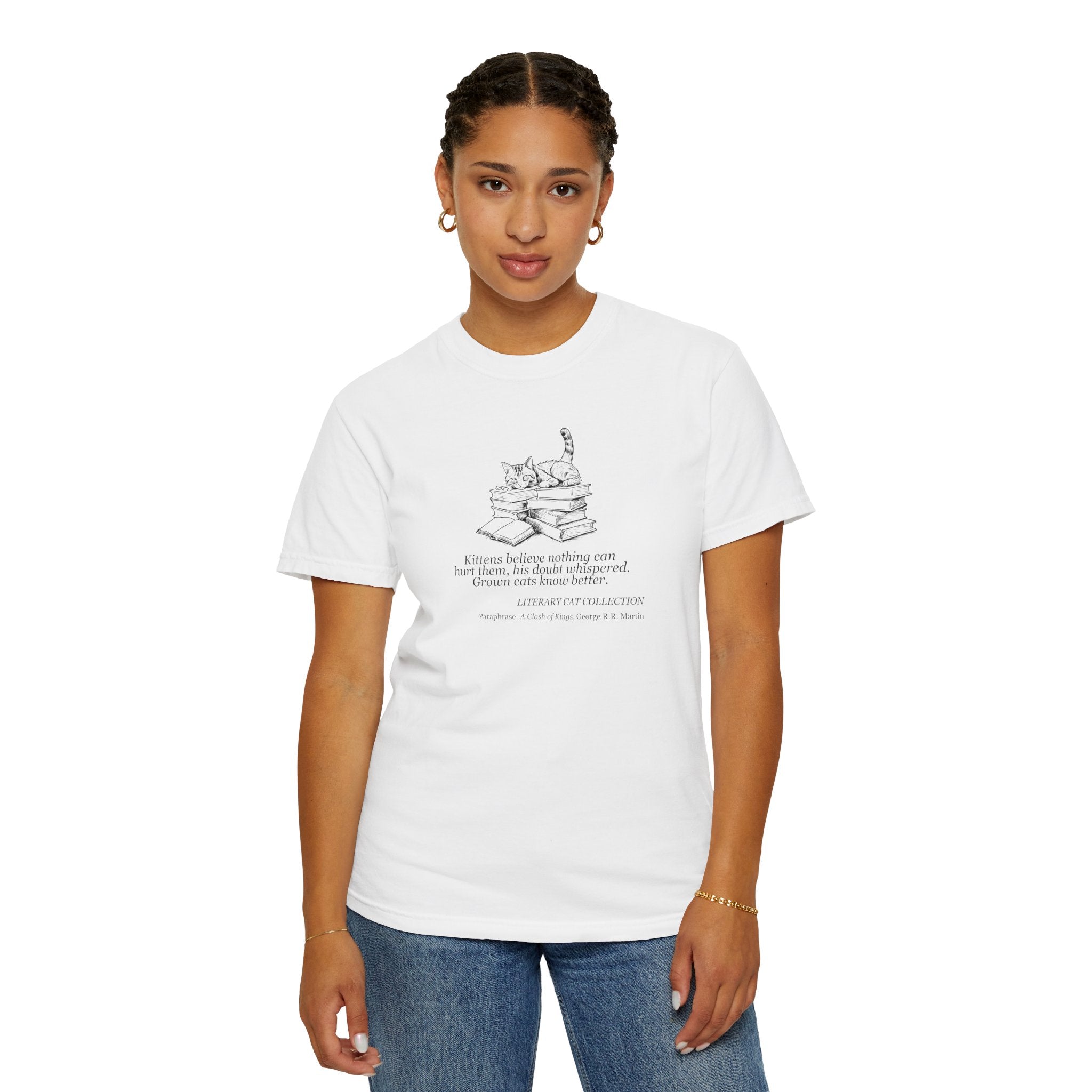 Literary Cat Unisex T-Shirt - A Clash of Kings